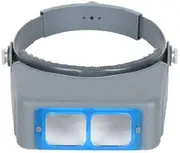 AIMALL Headband Magnifier Head Wearing Jeweler Reading Magnifying Glass Loupe Optivisor for Jeweler, Reading, Crafting