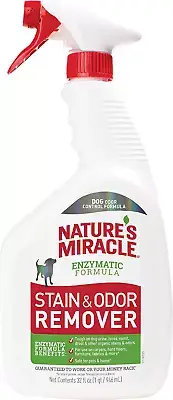 Nature'S Miracle Dog Stain and Odor Remover, Everyday Mess Enzymatic Formula, 32