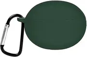 [FANYUAN] Case Compatible with Google Pixel Buds Pro 2, Shockproof Thin Silicone Case, Anti-Scratch, with Carabiner, Cover Compatible with Google Pixel Buds Pro 2.(Green)