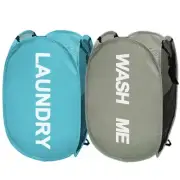 Mesh Popup Laundry Hampers, Collapsible Laundry Baskets, 2 Pack Dirty Clothes...