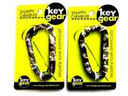 Snappy Carabiner camo bug out bag emergency tactical gift Keygear Gift UST 2 fun