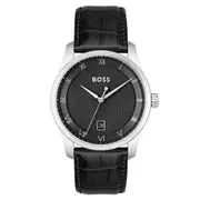 Hugo Boss Black Leather Men's Watch - 1514122