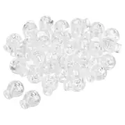 Cord Locks, 100 Pack Ball Spring Toggle Stopper, Translucent