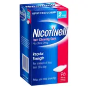 Nicotinell Regular Strength 2mg Fruit Chewing Gum 96 Pieces