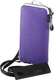 OneJoy Cellphone Holster Pouch XL size180 x 90 x 12mm, 005 Purple with Shoulder Strap or for Belt