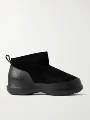 [Moon Boot] Moon Boot - Luna Low Suede Boots - Black - IT40 IT 40 Black
