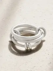 [Spinelli Kilcollin] Spinelli Kilcollin - Raneth Set Of Three Sterling Silver Rings - 6 6 Silver