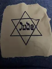 replica film prop theatre ww2 stars of david Holocaust Jewish Jude German .