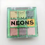 Revolution Beauty UK ULTIMATE NEONS EYESHADOW PALETTE - Green Haze