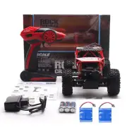 1/18 RC Monster Truck 4WD Off-Road Vehicle 2.4G Remote Control Buggy Crawler Car