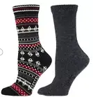 Hue Geo Stripe Boot Socks 2 pair, Aromasoles Double Layer Socks, Sherpa O/S NWT