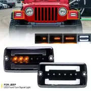 For 1997-2006 Jeep Wrangler TJ LED Front Corner Turn Signal Light Parking Lamp (for: Jeep)