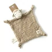 Nordic Kids Loveable Monkey Baby/Infant Plush Comforter Newborn Toy 25x25cm 0y+