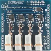 Quad MAX31855 J-type Thermocouple Interface, Arduino Shield