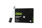 Icon Whiteboard Marker Chisel Tip - Black (Pack of 12)