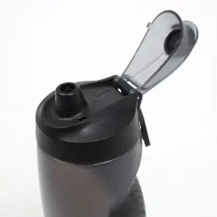 Nike 水壺 Refuel Bottle 24oz 黑 銀 掀蓋式 止滑 可擠壓 水瓶 運動 自行車 N100766805-424