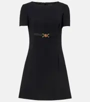 [Versace] Versace Medusa '95 cady minidress AU 8 black