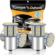 Defvnsy P21W 1156 BA15S LED Bulb 1141 1003 7506 Warm White 900Lumen Bulb Light 3014 50SMD 12V DC 2.5W Bulbs for Reverse Light, Day Running Light, LED Replacement for Car RV Camper Trailer Lighting