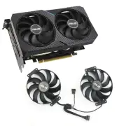 For ASUS RTX3060 3060ti MINI V2 Cooling Fan Replacement Fan Radiator CF9010U12S