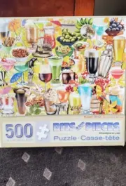Fun 'Happy Hour' 500 Piece Jigsaw Puzzle by Bits And Pieces