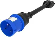 Ev Charger Extension Cord Connector 240V Outlet At 32A 10 Inch Adapter Compatible With Tesla Model S,3,X,Y Gen 2