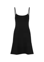 Girlfriend Collective Float Juliet Mini Dress - Black - S S