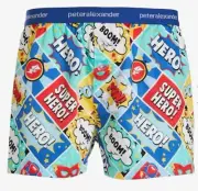 "New w Tag" Peter Alexander Super Hero Super Dad Boxer Short in Gift Box- Size M