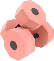 Water Dumbbells | 1 Pair Foam Pool Weights for Pool Exercise - High-Density Exercise Barbells with Handle Strip Aerobics Equipment for Indoor Outdoor Yoga