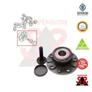 Rear Axle Wheel Hub Suit AUDI A3 1.6 A3 Convertible (8P7)