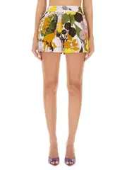 [La Double J] La Double J-Floral Print Shorts-Donna M