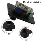 Sleek Black Dimmer Light Switch for Efficient Lighting in RVs and Trailers