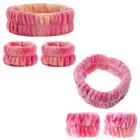 Wrists Washband Headband Scrunchies Microfiber Wash Towel for Makeup Skincare