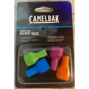 CamelBak Hydration Pack Big Bite Valve Replacement Multi Color Mouth Piece 4 pc.
