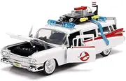 [Jada] Toys Ghostbusters - Ecto-1 1984 1:24 Scale Diecast Vehicle Diecast Model Cars, White