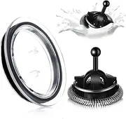 [Feekoon] Milk Frother Whisks Compatible with Nespresso Aeroccino 3/4/XL, Lid Cover Compatible with Nespresso Aeroccino 3 Machine, Replacement Milk Frother Parts Machine Accessories (Whisk & Lid)