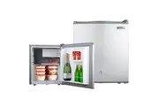 GECKO 57L Portable Camping Bar Fridge with Freezer 12V/24V, Silver
