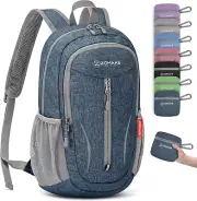 ZOMAKE Foldable Backpack - 10L Small Folding Backpacks Lightweight Packable Trav