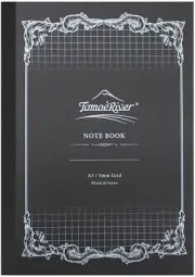 Tomoe River Notebook 5.85x8.27" 160 pages (80-Sheet) 5mm-Squared Grid White