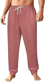 [Generic] Men's Sweatpants, Deep Dusty Rose-124, Polyester Joggers, Sweatpants Jogging Pants for Workout Running