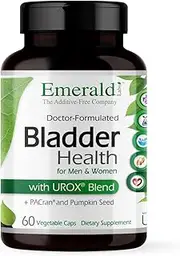 Emerald Labs Bladder Health - with Urox Blend, PaCran Cranberry and Pumpkin Seed Extract - 60 Vegetable Capsules