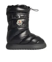 Moncler Gaia Pocket Mid Logo Patch Boots 35,36,37,38,39,40,41 black