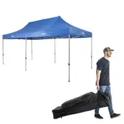 Adventure Kings Gazebo 6m x 3m Waterproof + 6mx 3m Wheeled Gazebo Bag Tough base