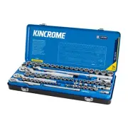 Kincrome Socket Set Drive Metric & Imperial Ratchet Flex Handle K28041