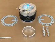 NRG SRK-100BC Gen 1.5 Quick Release Kit (Silver Body & Black Ring) NEW (for: Toyota)