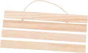 IMIKEYA 1Set Poster Frame Hanger Solid Wood Artwork Scroll Hanger for Posters Paintings and Wall Art