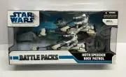 2008 Hasbro Star Wars Legacy Battle Packs HOTH SPEEDER BIKE PATROL (NEW)