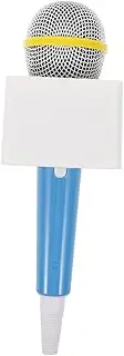 Kisangel Stage Performance Fake Microphone Prop Simulation Microphone for Pretend Play Parties Birthdays and Cosplay Decor Durable Realistic Design