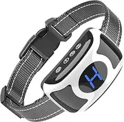 Dog Bark Collar 2 Pack, Bark Collar for Large Medium Small Dogs, Automatic Smart Bark Collar, Anti Barking Training Collar with 3 Level Sensitivity + Beep Vibration Harmless Shock