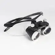 Magnifying Glass Dental Headlight Loupe, 3.5X Binocular Magnifier Head Mounted LED Surgery Headlight, 5W Rechargeable Medical Head Lamp for Dentistry ENT Facials Plastic Surgery Integrated Design Dent