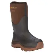 Dryshod Haymaker Mid Brown/Peanut Size 12 Boots HAY-MM-BR-M12